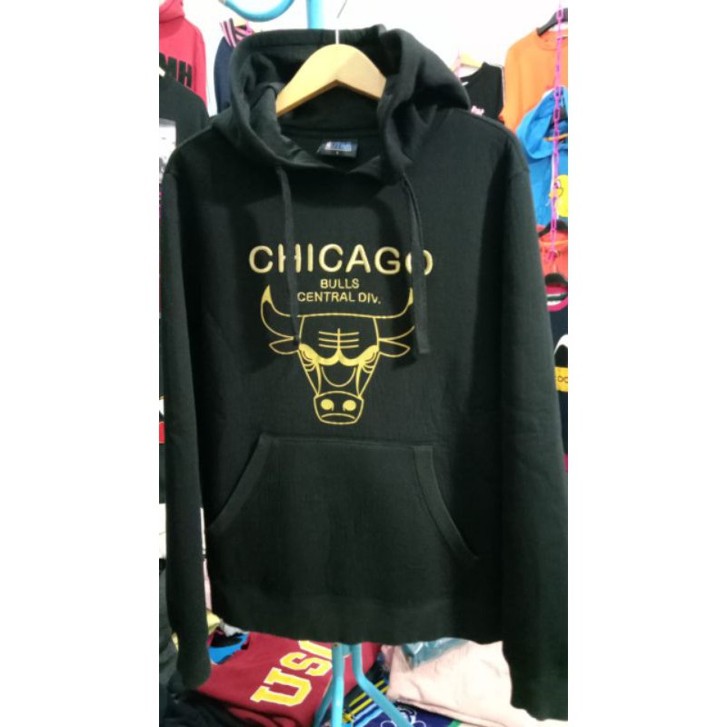 LINK HOODIE CHICAGO BULLS GOLD