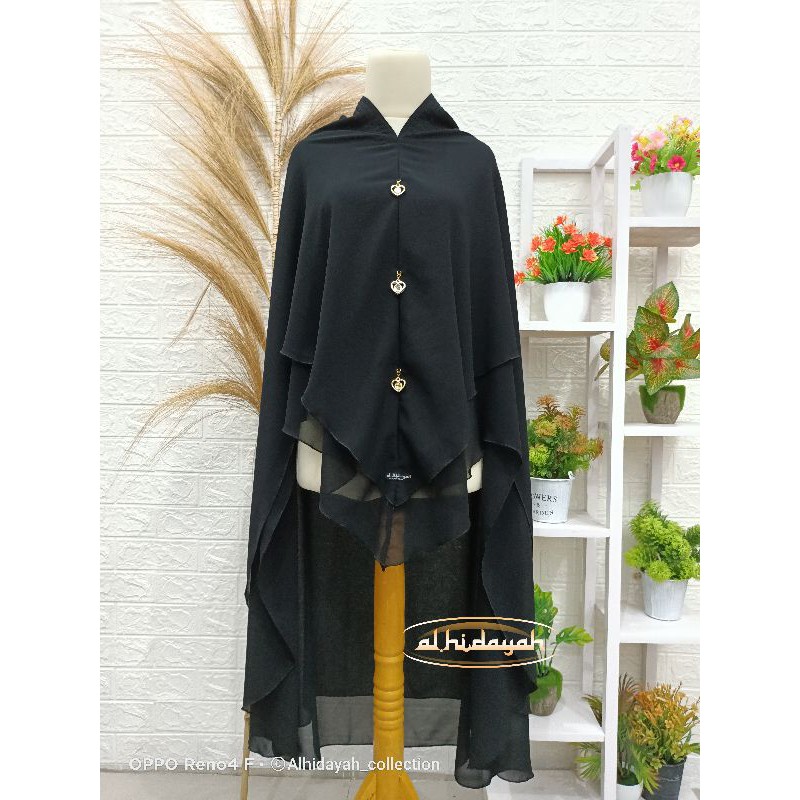 Alhidayah Collection 313 || TERMURAH KHIMAR/JILBAB VANIA TEMBORO CERUTI BABYDOLL PREMIUM