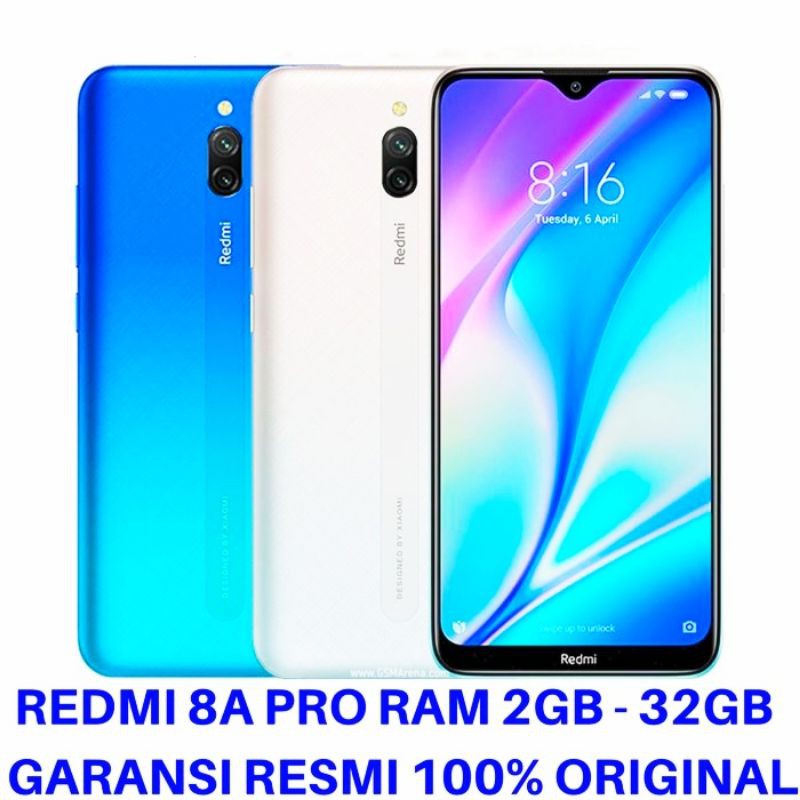 XIAOMI REDMI 8A PRO RAM 2GB - 32GB GARANSI RESMI
