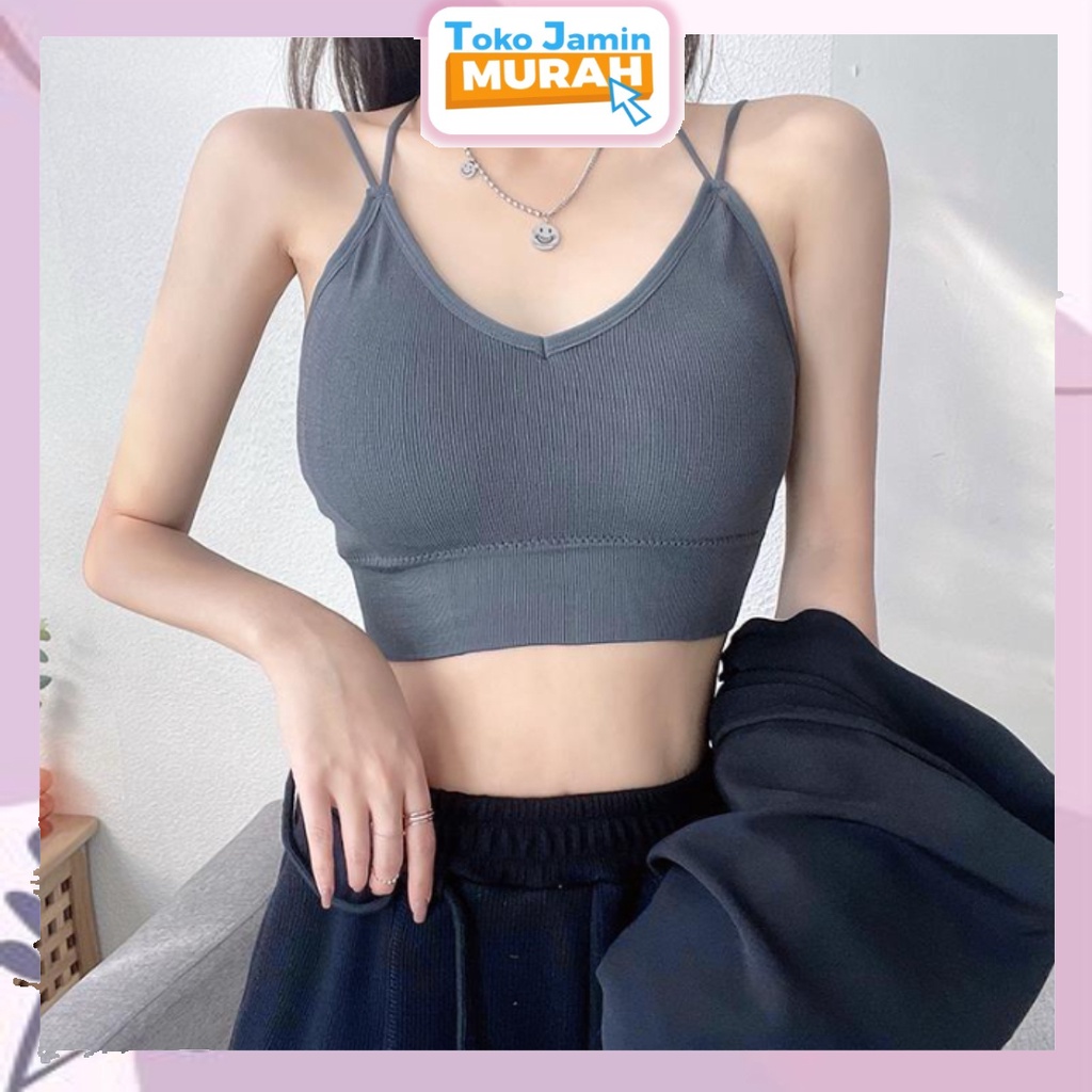 TJM BR270 Bra Tanktop Wanita BH Olahraga Pakaian Dalam Wanita Import BH Tanpa Kawat Hight Quality