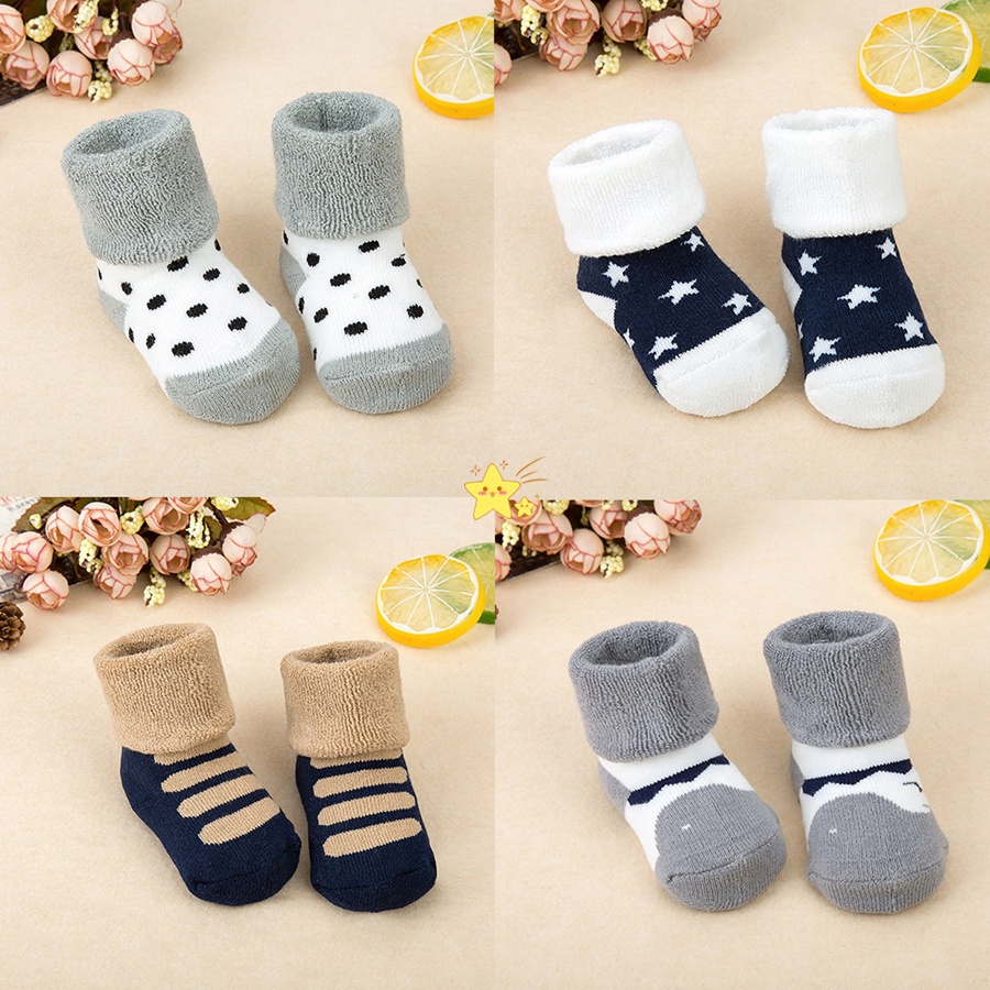 Sepatu Anak Bayi - Baby Prewalker Shoes Socks Anti Slip Kaos Kaki Anak Bayi/ C126-127
