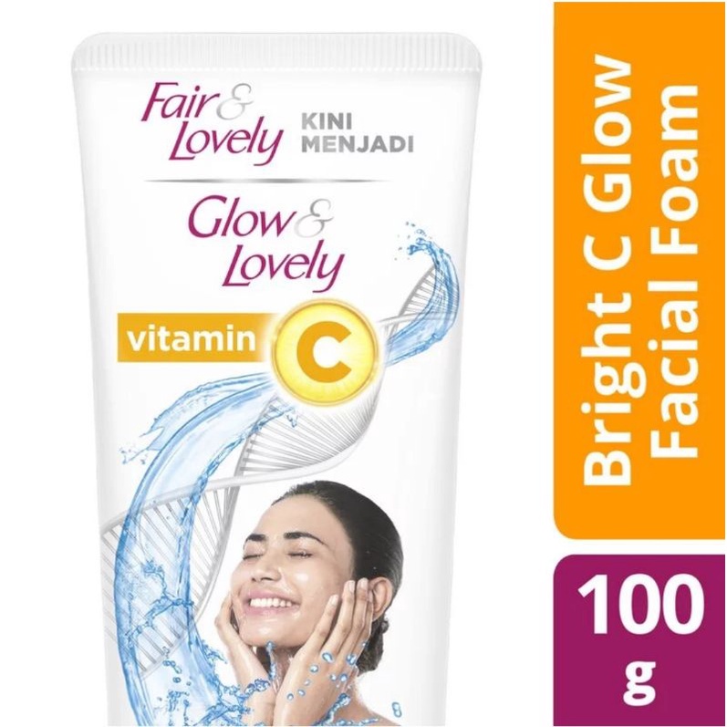 FAIR &amp; LOVELY Multivitamin Fairness | Bright C Glow Facial Foam 50g dan 100g