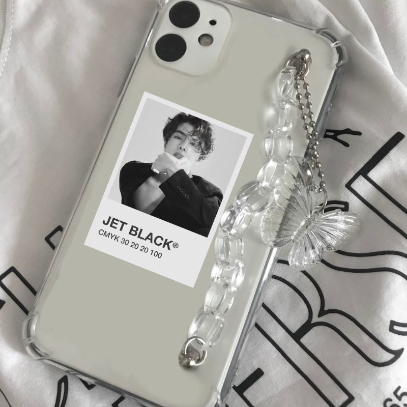 Chain Case BTS Butterfly Pantone Phone Grip Strap Casing