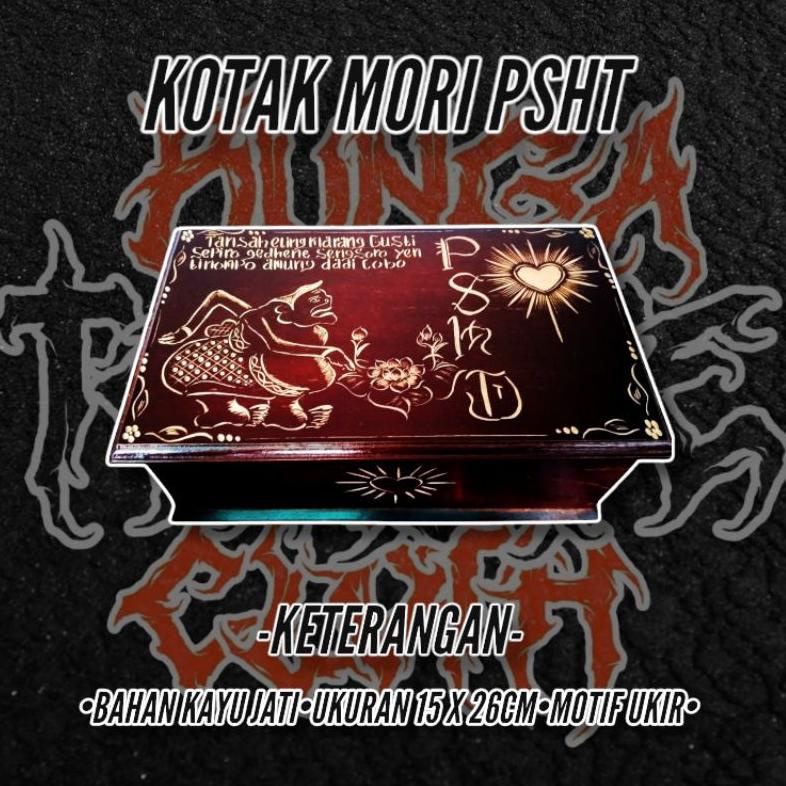 [KODE PRODUK TZAWT4666] KOTAK MORI UKIR PSHT KOTAK MORI PSHT KOTAK MORI LAFADS KOTAK MORI LAMBANG PS