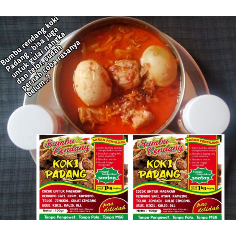 

Bumbu rendang koki Padang