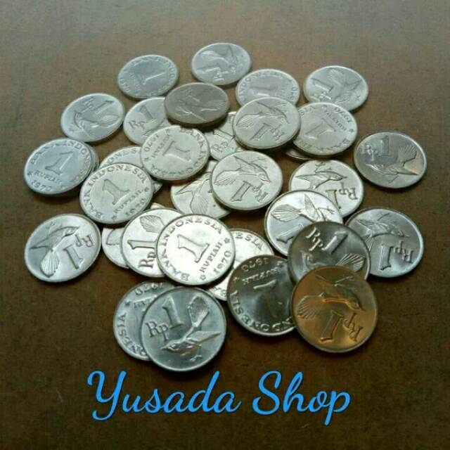 UANG KUNO KOIN 1 RUPIAH MAHAR KINCLONG