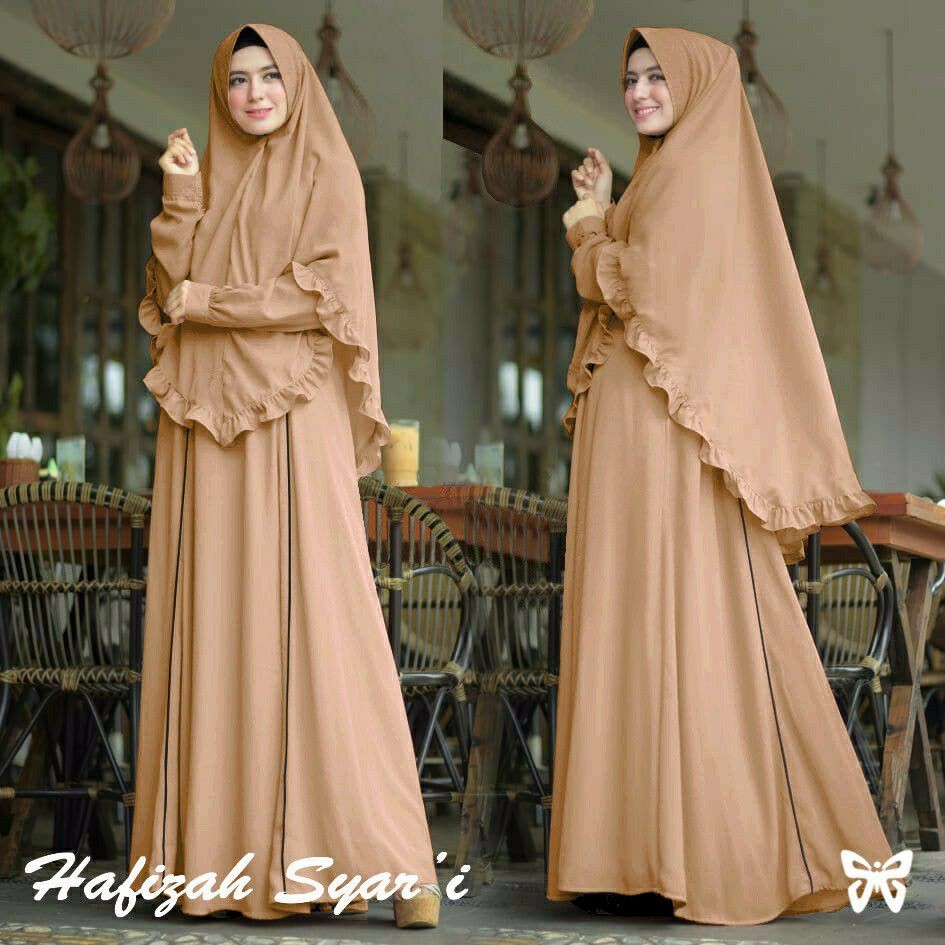 (KUALITAS PREMIUM BERGARANSI) BAJU GAMIS / BAJU MUSLIM HAFIZAH SYAR'I