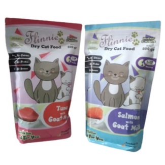 Makanan kucing Dryfood FLINNIE berat 800gr