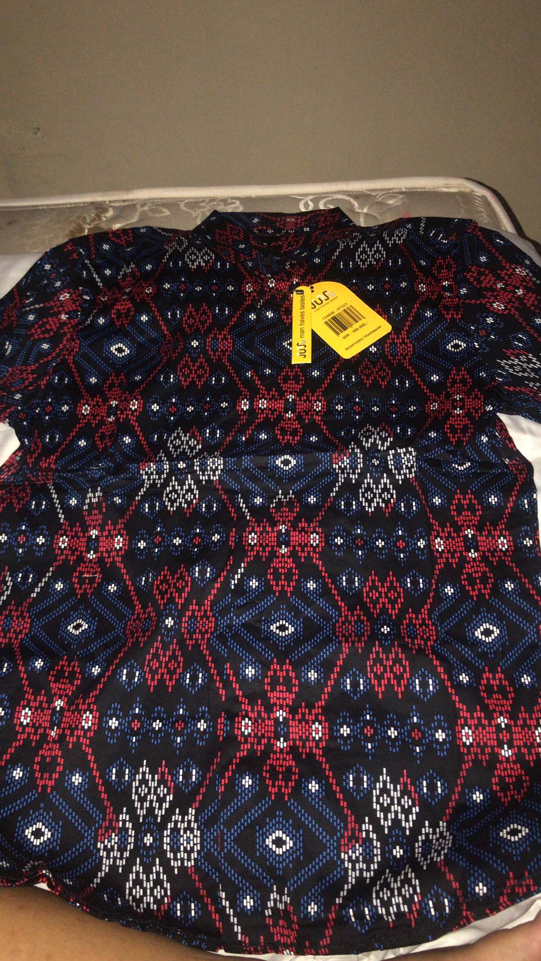 Bswart Batik Hrb026 Kenongo Hem Pendek Padi Pekalongan M L Xl Batik Pria Murah Modern Grosir Batik