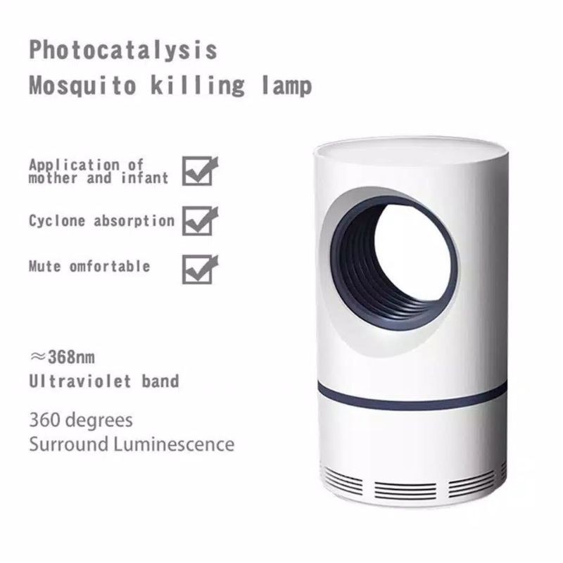 Mosquito Killer 360 / Alat Penangkap Nyamuk / Nyamuk LED Penangkap Nyamuk