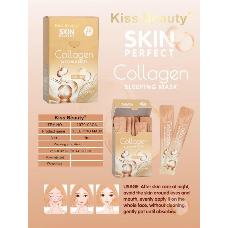 [ ECER/SACHET ] KISSBEAUTY SKIN PERFECT SLEEPING MASK