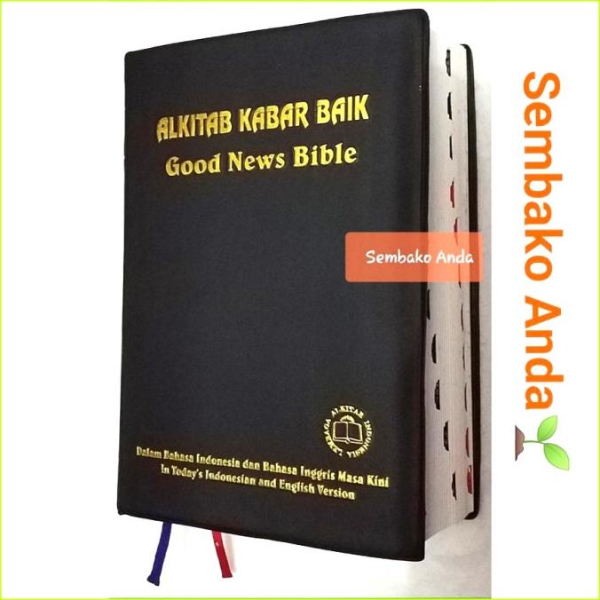 

Alkitab 2 bahasa Inggris Indonesia. Today's English Version-BIMK Star Seller Termurah
