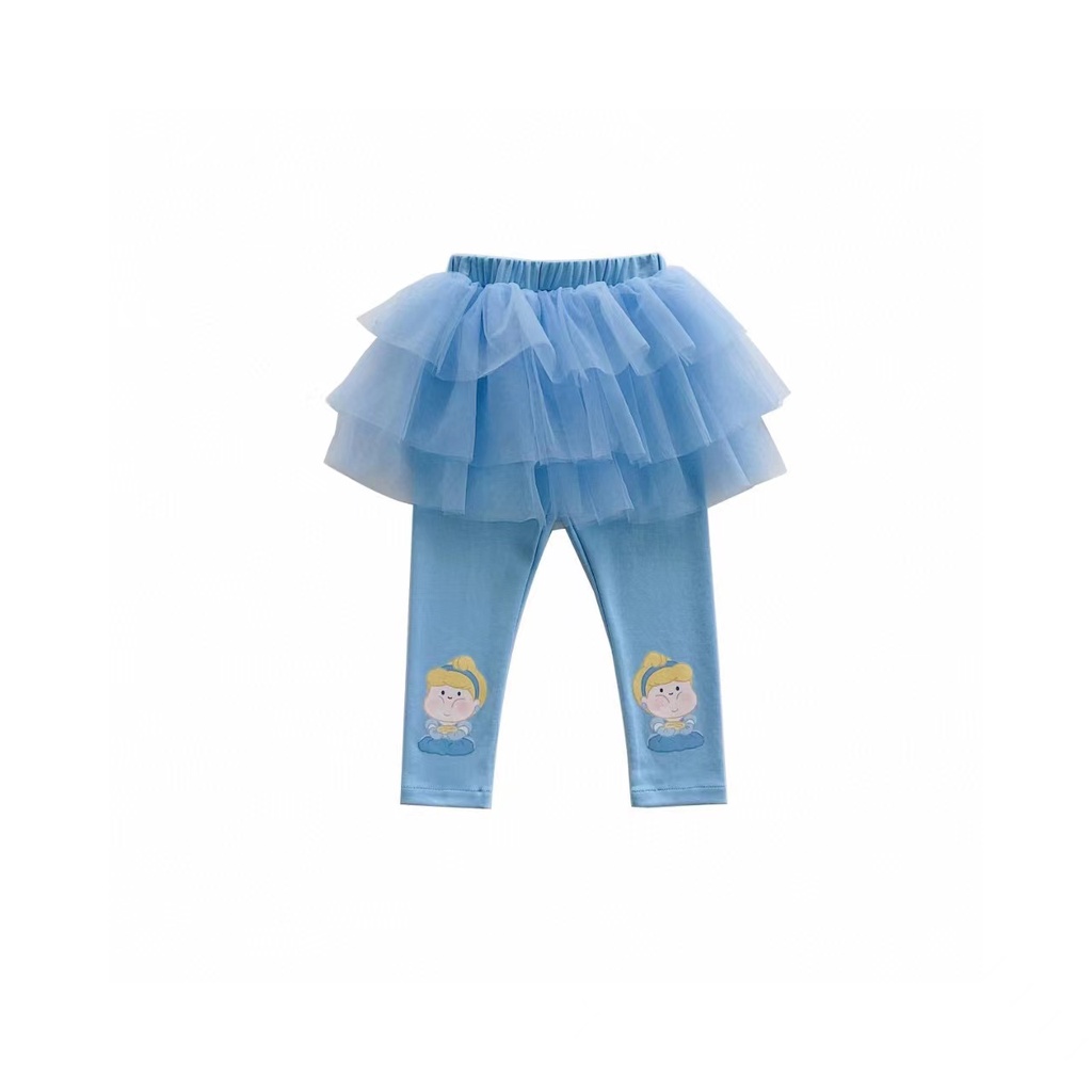 Legging Tutu Import Rok Tutu + Legging Anak Perempuan Motif Princess