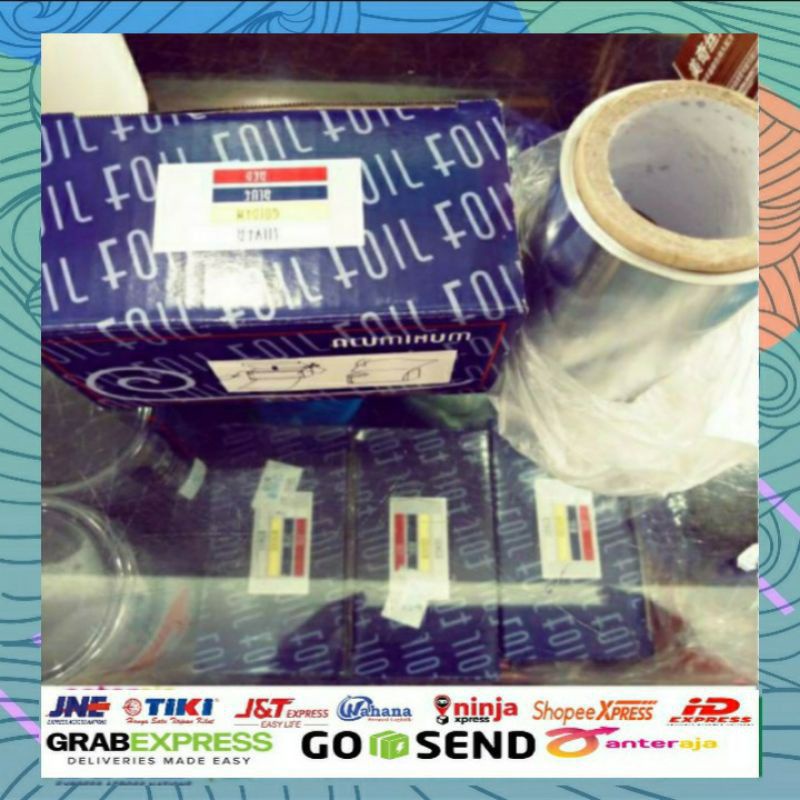 kertas luminium foil rambut
