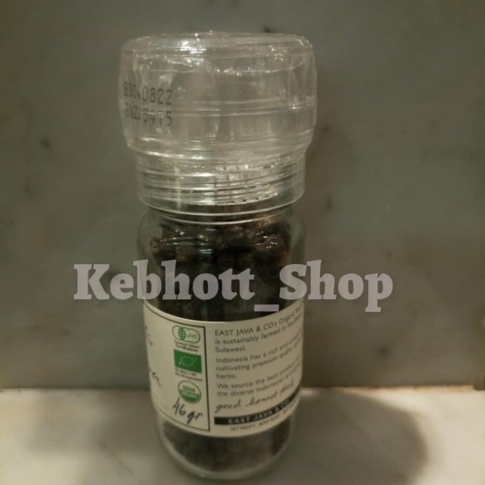 

Organic Whole Black Pepper Mill Grinders Lada Hitam Organik Grinder