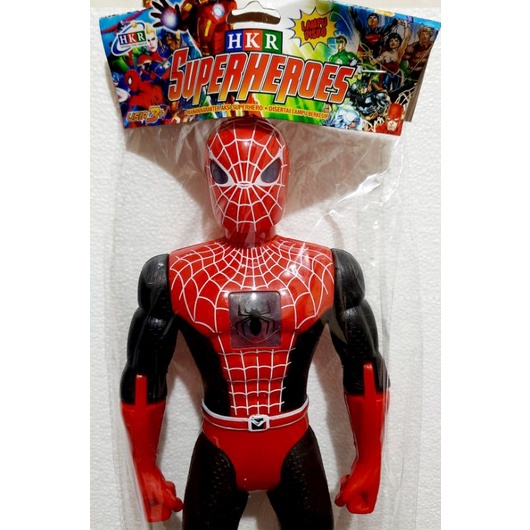 MAINAN ANAK ROBOT SPIDER HERO ADA LAMPU DAN SUARA