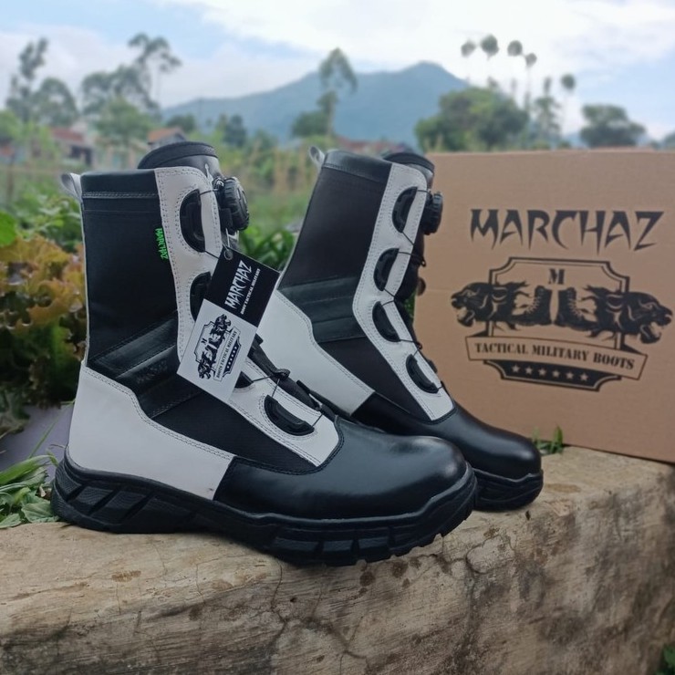 SEPATU PDL TALI PUTAR PROVOS POLRI MARCHAZ KULIT SAPI ASLI SEPATU PDL TNI POLRI SECURITY SATPAM