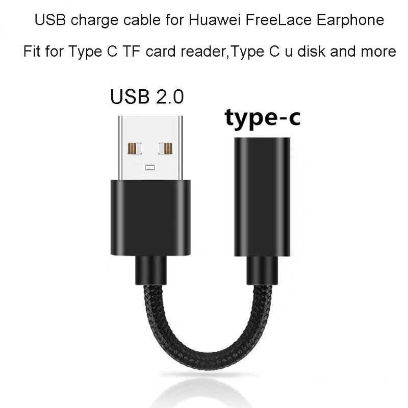 Vivi Kabel Usb 2.0 Ke Tipe C Female Untuk Earphone Huawei Freelace