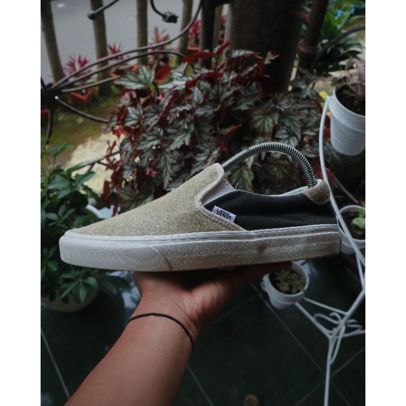 vans slip on lx 59 birch black second bw