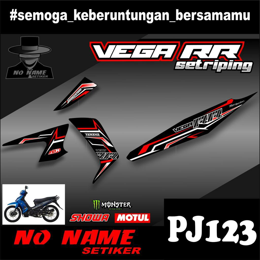 Sticker Striping List Variasi (pj123) Vega RR - Striping Motor Vega RR