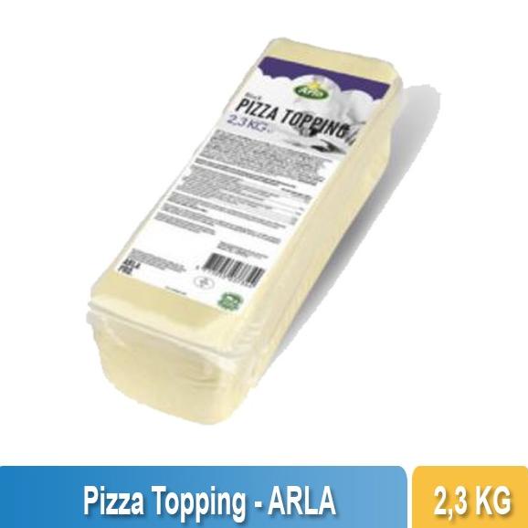 

(BISA COD) ARLA - Pizza Topping Block 2,3 Kg / Keju Mozzarella Blok NEW Kode 1223