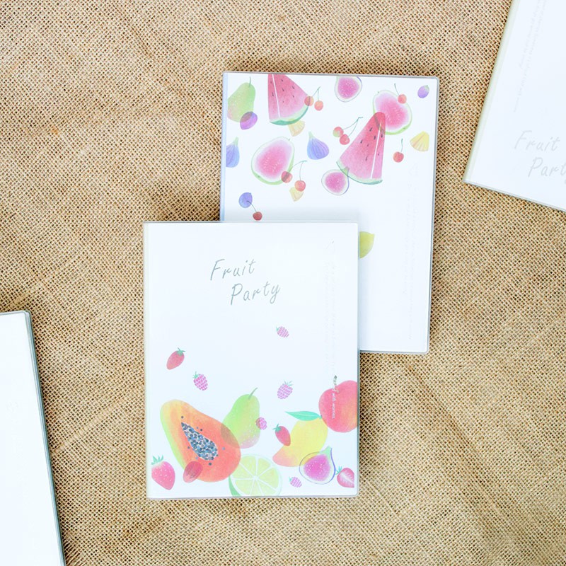 

Buku Tulis Lucu gambar buah / Fruit Party Thick Ruled Notebook