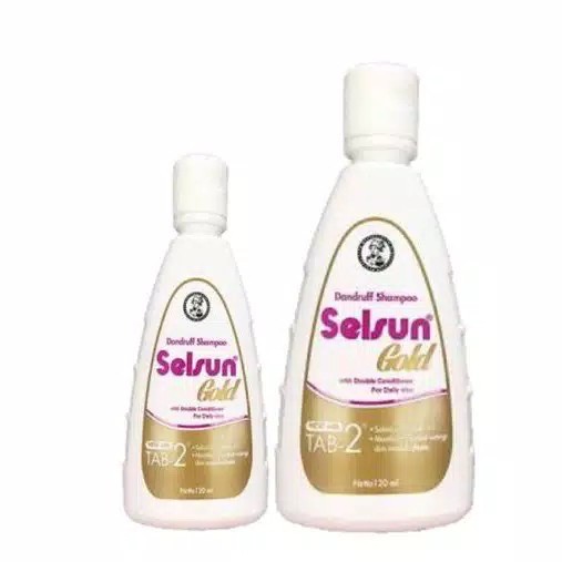 SELSUN Shampoo Conditioner | Gold Blue Yellow Double 7Flowers