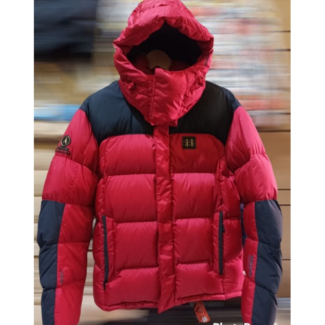 jaket bulu angsa kolon sport second original