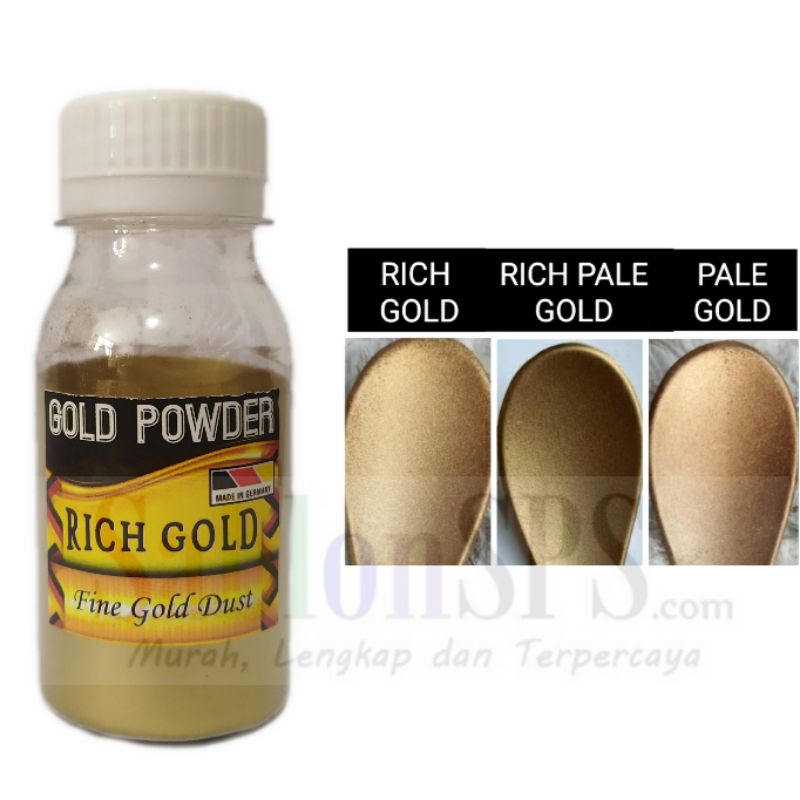 RICH GOLD BUBUK EMAS MUDA BASIS SOLVENT MINYAK 50gr