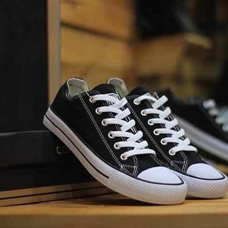 Sepatu Converse All Star Sepatu All Star clasik Pendek Hitam Putih Sepatu Sekolah