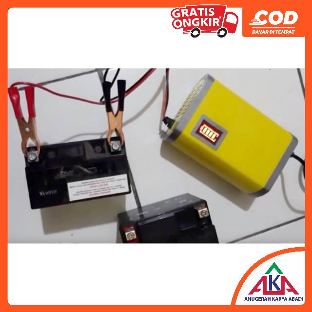 Mikhaeladsport Charger Aki 12V Lead Acid Taffware