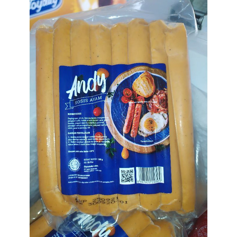 

sosis ayam andy isi 15pcs