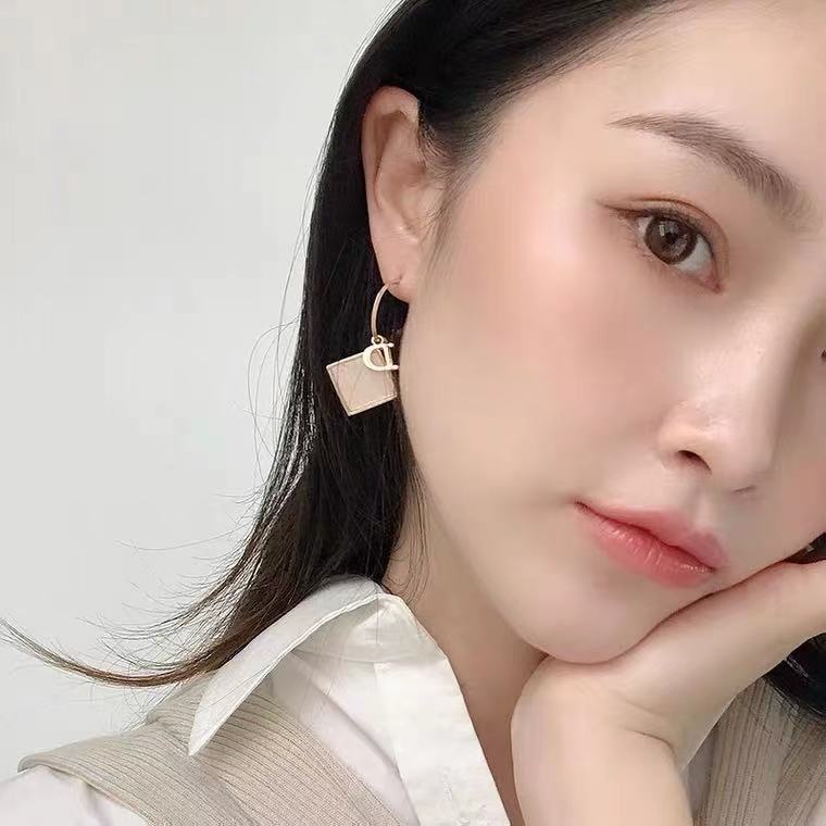 (Hello Girl)E17 Anting Marmer D Fashion Wanita Stud Earrings Import