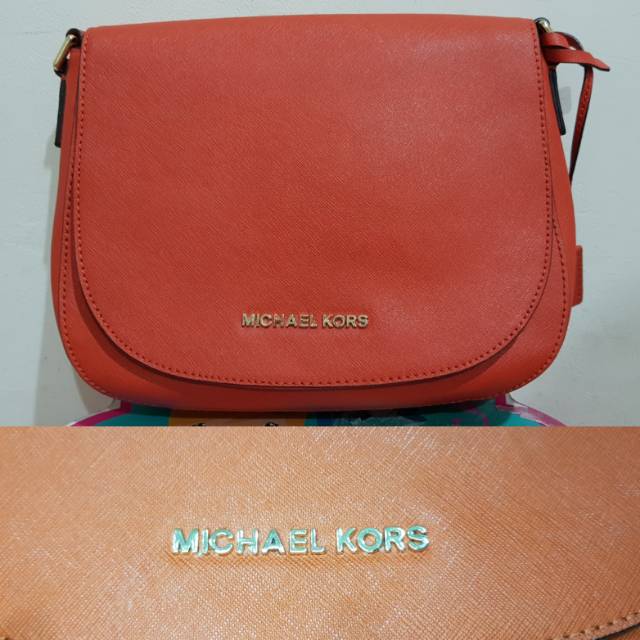 orange messenger bag