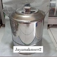 Dandang Nasi Stainless 30 32 35 CM / Langseng Nasi / Tong Nasi stenlis / Steamer / Panci Kukusan