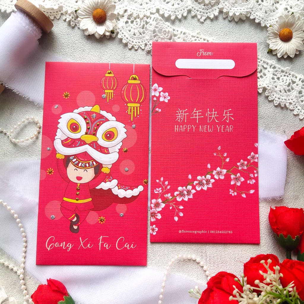 ANGPAO READY STOK CHINESE NEW YEAR - IMLEK SINCIA &quot; GLOBAL&quot; - Envelope / Hongpao Gong xi fa cai AMPLOP TAHUN kelinci rabbit bunny