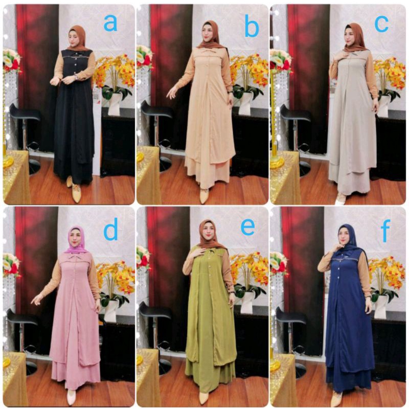 GAMIS CASUAL PREMIUM / JASMINE GAMIS MELAYU BY MIS JASMINE / GAMIS SET OUTER