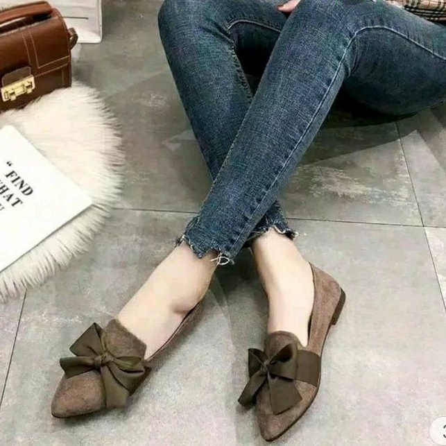 flatshoes wanita AS.03 pita tengah