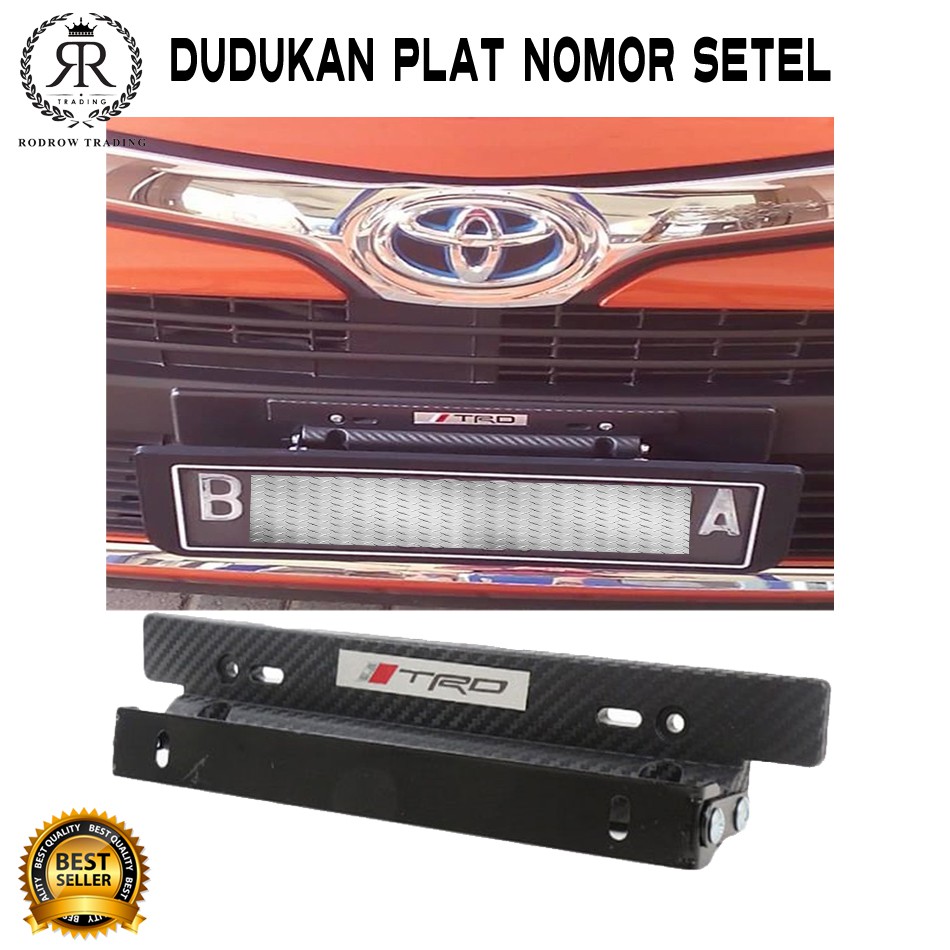 Bracket Dudukan Frame Plat Nomor Mobil Model Racing / Bracket Setelan Dudukan Plat Nomor Mobil Calya