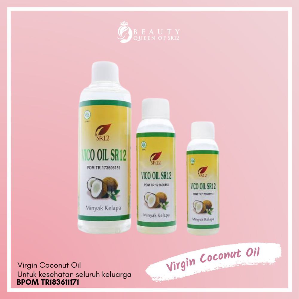 SR12  Virgin Coconut Oil Vco Minyak kelapa Murni Grade A Suplemen Daya Tahan Tubuh Imun Booster Untuk Kesehatan dan Kecantikan