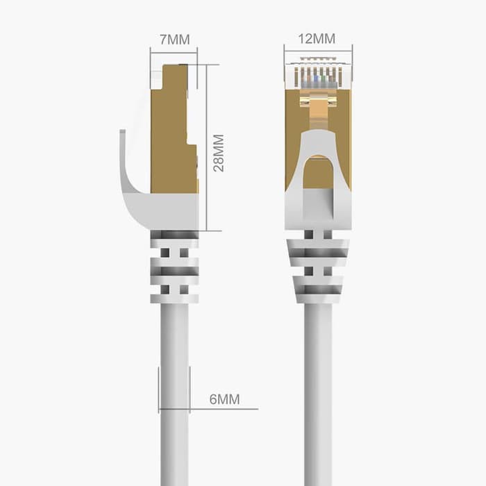 Cable lan 20m orico CAT7 10Gbps gigabit Ethernet Network PUG C7 200 - Kabel lan cat 7 20 meter