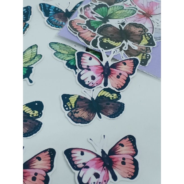 

(18pcs)Stiker Kupu-kupu lucu Sticker Kupu-kupu Sticker cute kupu-kupu My StiCute Sticker Cute butterfly pack