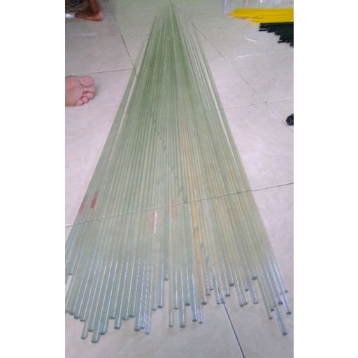 Bahan Costum Joran Blank Fiber Solid Bening Packing Pvc