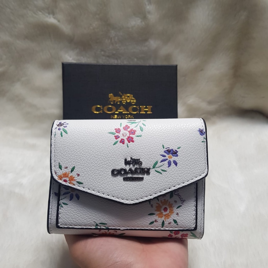 SLZ61106 (Sale) Tas Wanita Import Coach Floral Dompet Cod Jakarta