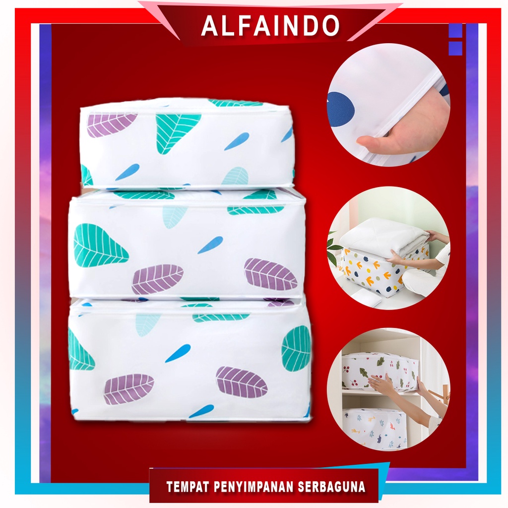 Alfaindo Tempat Penyimpanan Serbaguna Pakaian Selimut Storage Bag - TP009