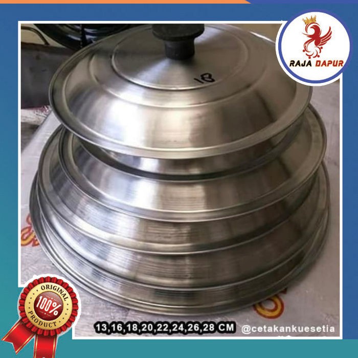 Tutup Loyang 24 CM Martabak Manis Alumunium