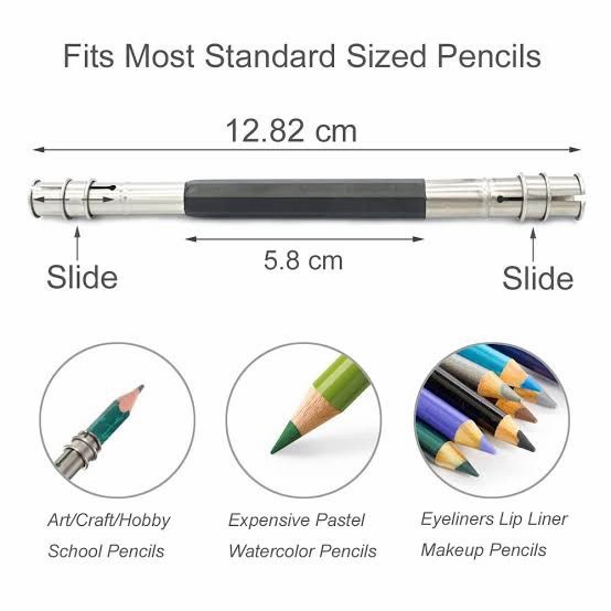 

Promo Dual Head Pencil Extendable Holder - Alat Penyambung 2 Pensil Gilaa!!!