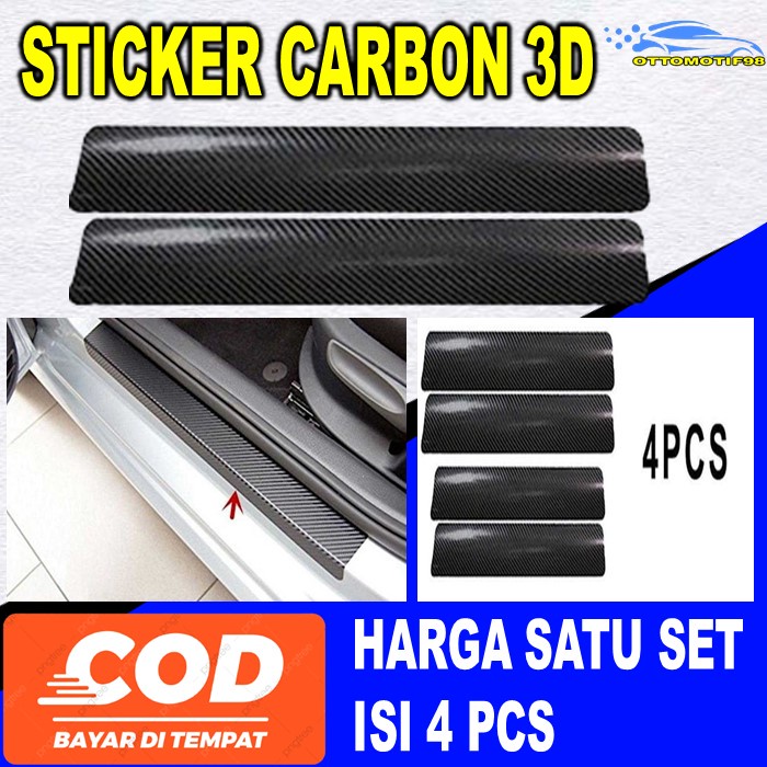 Sticker Setiker Stiker Carbon Aksesoris  Acecoris Variasi  Tambahan Pelindung Gores Benturan Bodi Bo