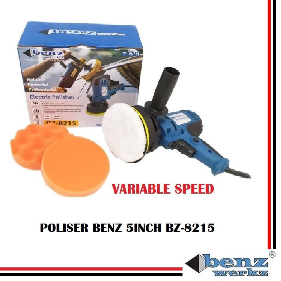 ♣ Mesin Poles Mobi Mobil 5" Inch / Mesin Poliser Mobil Motor 5inch ( BENZ / HL-318 ) Variable Speed