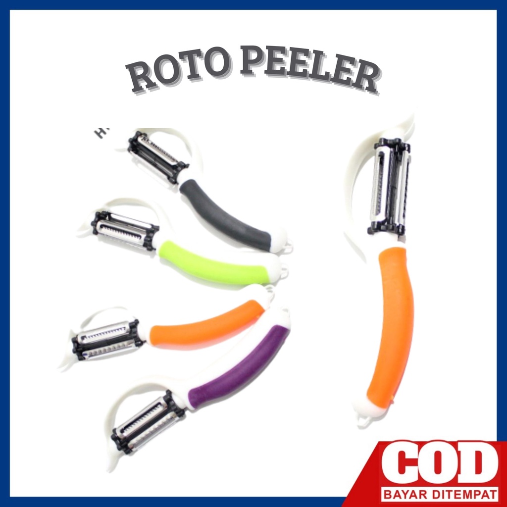 Roto Peeler 5in1 Parutan Pengupas Penyerut Buah Sayur